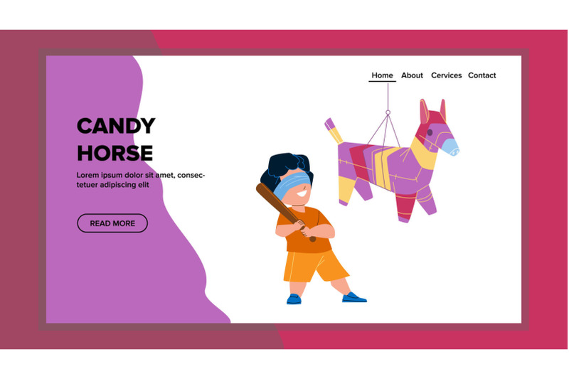 candy-horse-pinata-hitting-boy-kid-with-bat-vector