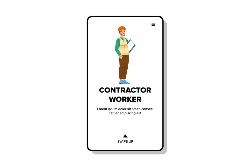 contractor-worker-vector