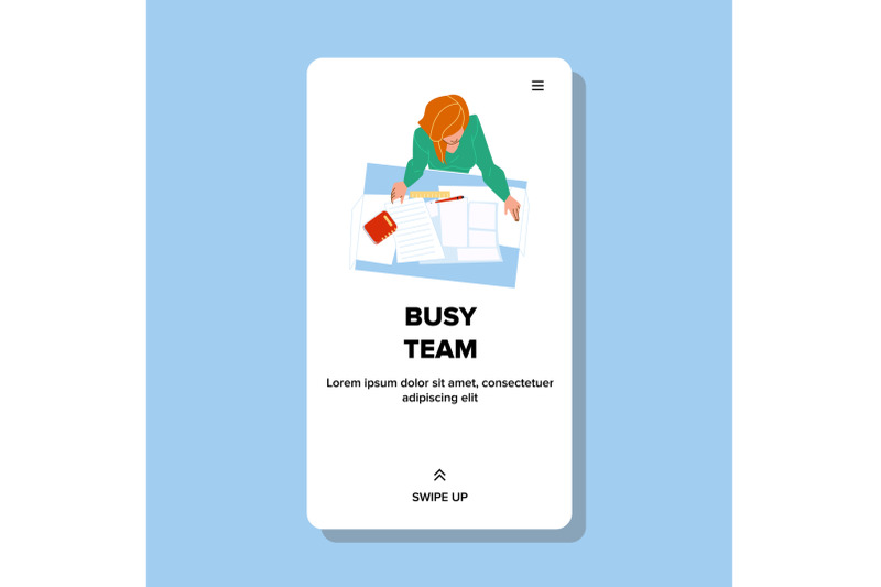 busy-team-vector