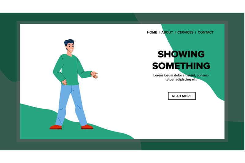 showing-something-vector