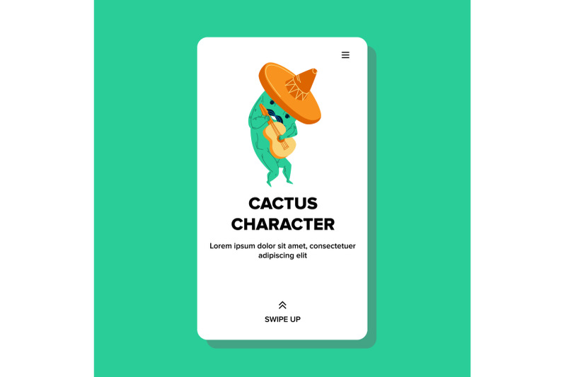 cactus-character-vector