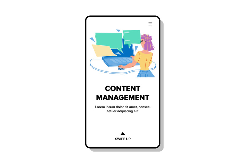 content-management-vector