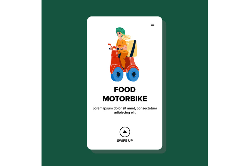 food-motorbike-vector