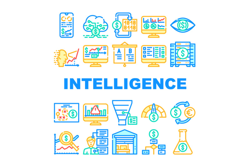 business-intelligence-technology-icons-set-vector