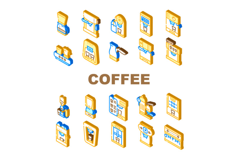 coffee-machine-barista-equipment-icons-set-vector