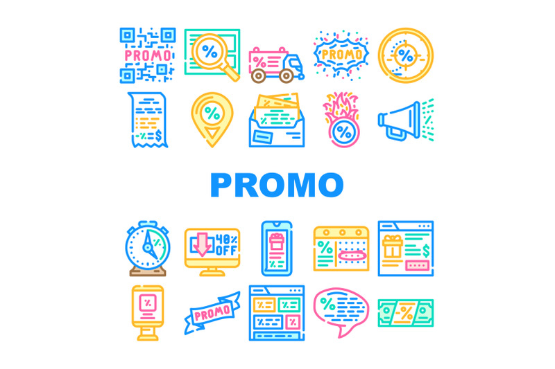 promo-and-advertising-coupon-icons-set-vector