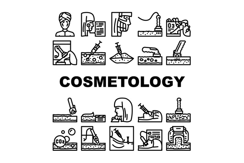 cosmetology-treatment-procedure-icons-set-vector