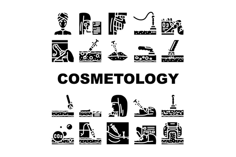 cosmetology-treatment-procedure-icons-set-vector