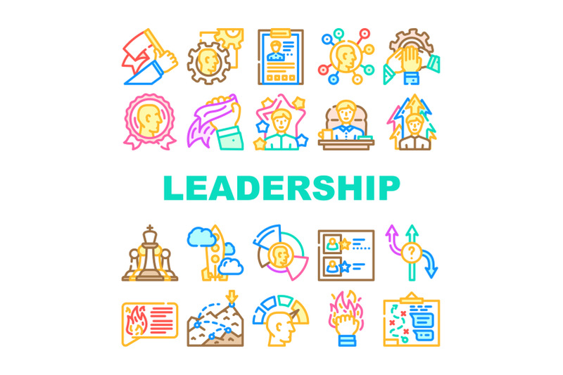 leadership-leader-business-skill-icons-set-vector