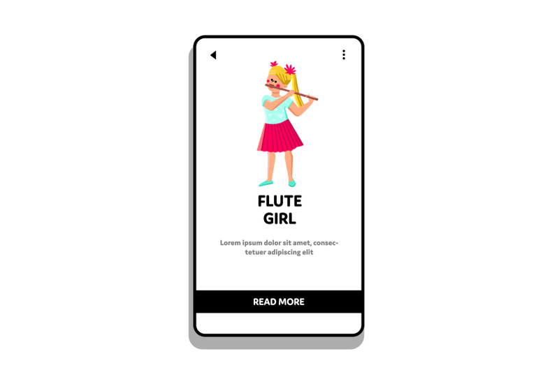 flute-child-girl-play-music-vector