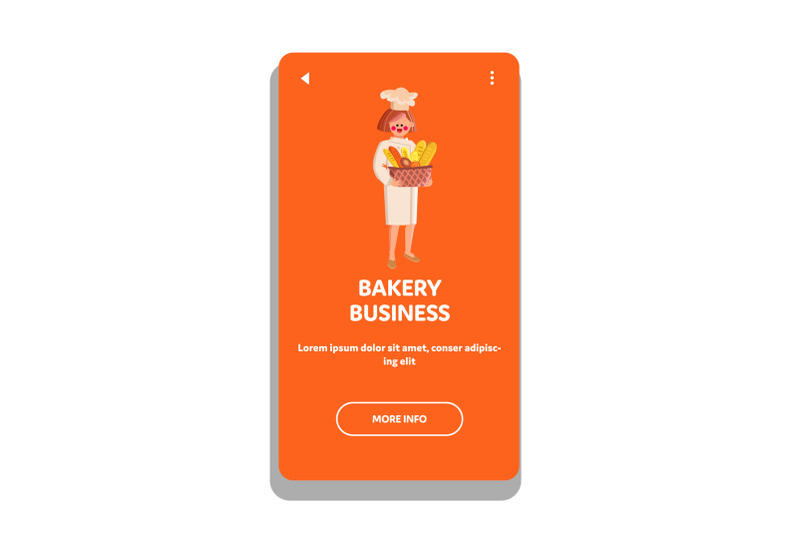 bakery-business-woman-vector