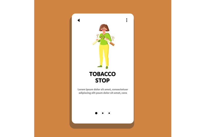 tobacco-stop-woman-and-broke-cigarette-vector