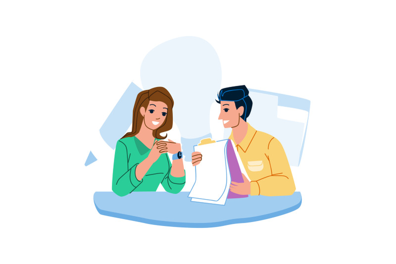 business-chat-communication-man-and-woman-vector