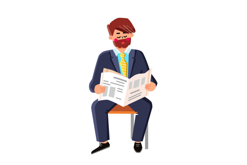 business-newspaper-reading-businessman-vector