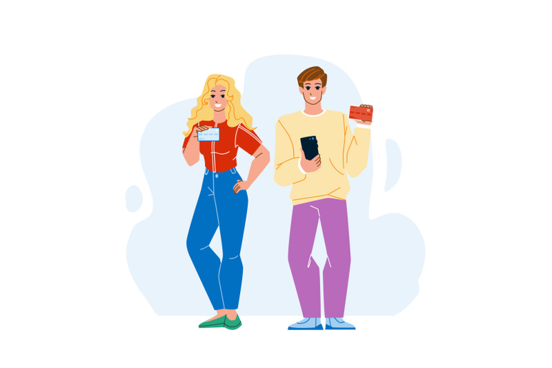 couple-holding-credit-card-for-shopping-vector