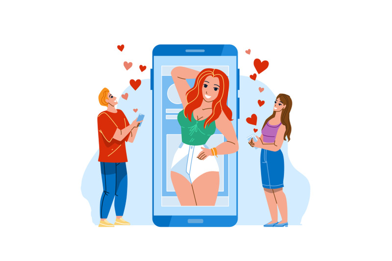 social-media-app-for-share-and-like-photo-vector