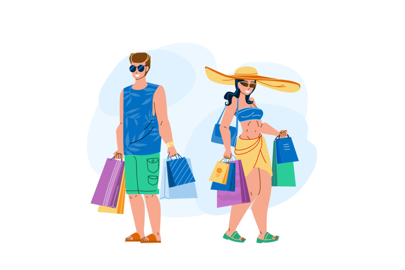summer-sale-discount-shopping-customers-vector