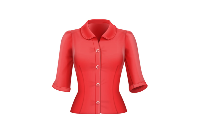 blouse-lady-fashion-red