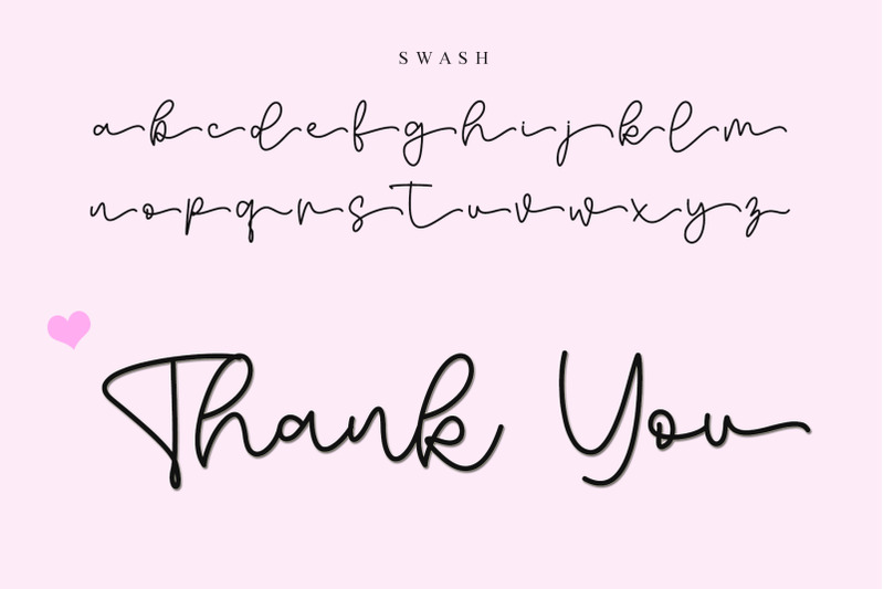 heartline-handwritten-font