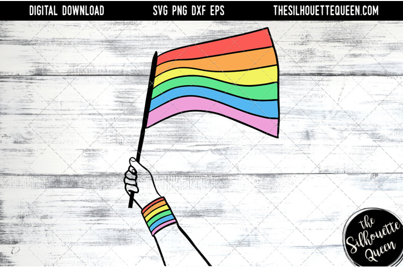 hand-sketched-hand-holding-rainbow-flag