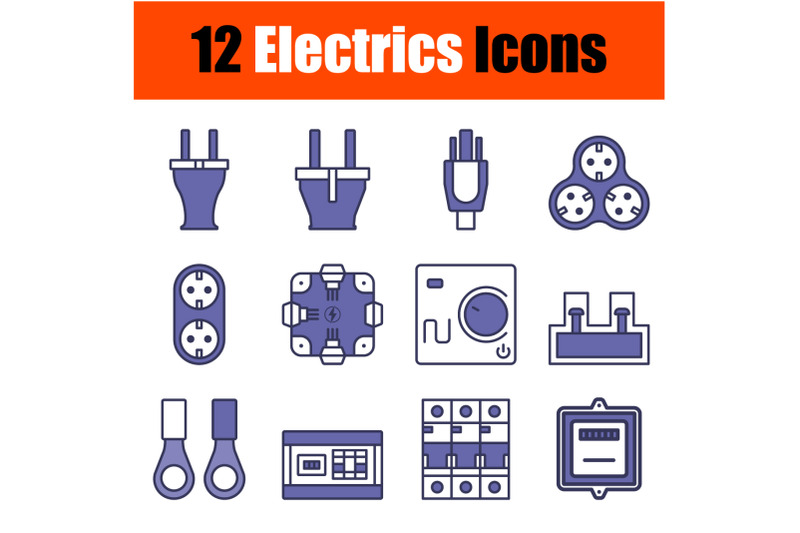 electrics-icon-set