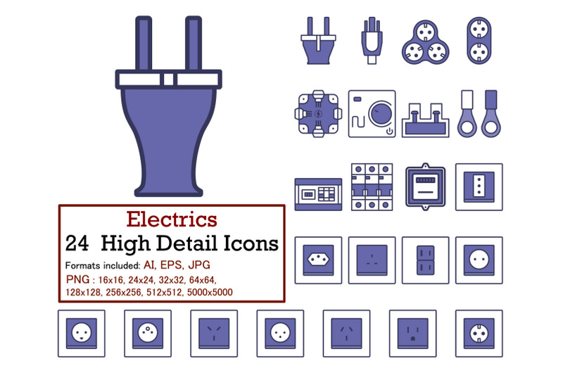 electrics-icon-set