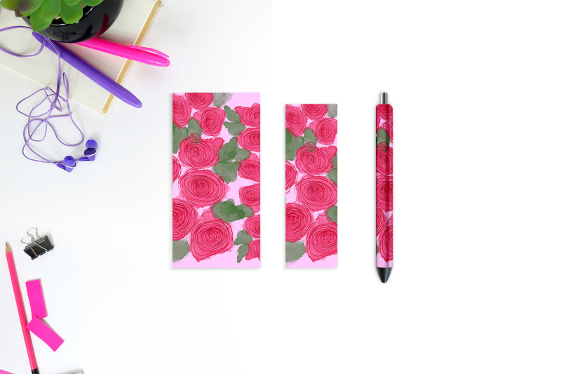 alcohol-ink-flower-pen-wrap-sublimation