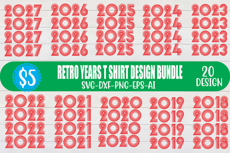 retro-years-t-shirt-design-bundle