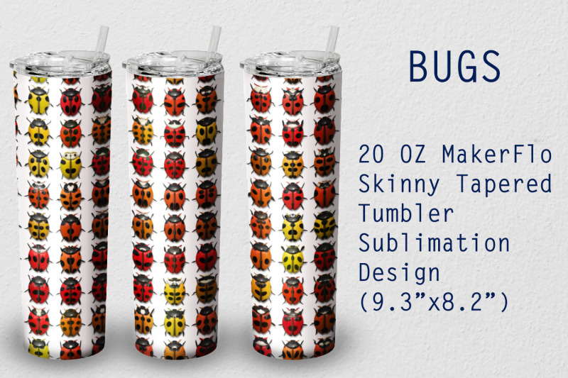 tumbler-tapered-20-oz-sublimation-bug-wrap-design