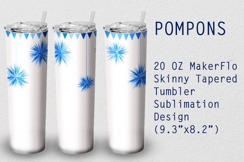 tumbler-tapered-20-oz-sublimation-pompon-wrap-design