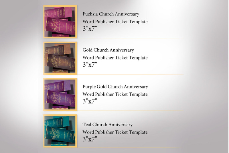 church-anniversary-ticket-template-bundle