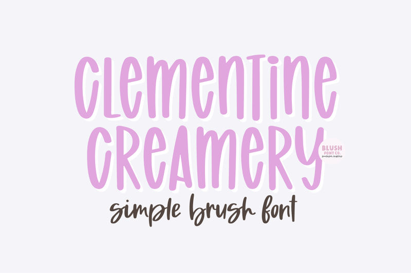 clementine-creamery-brush-font