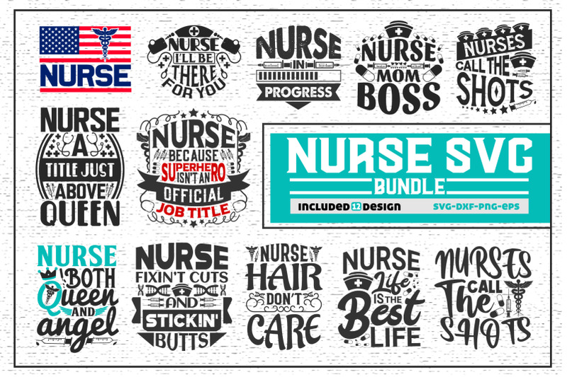 nurse-svg-bundle-design