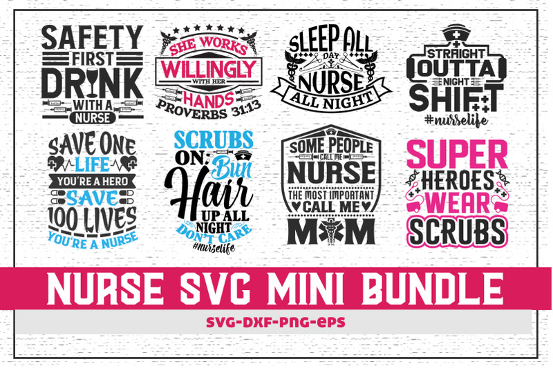 nurse-svg-bundle-design