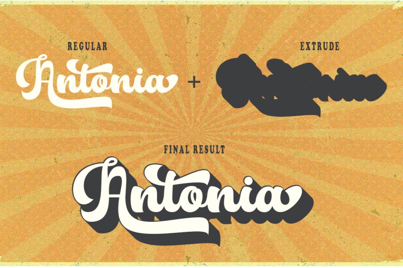 antonia-retro-font