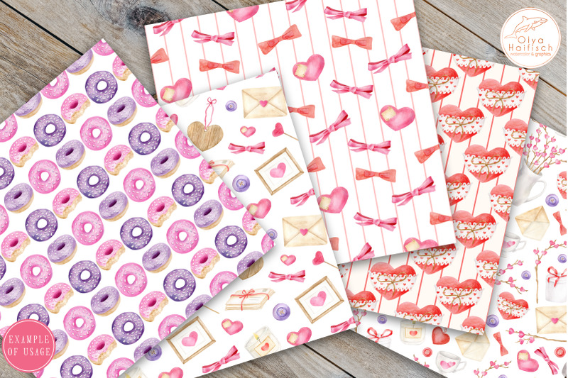 watercolor-love-digital-paper-pack-valentine-039-s-day-seamless-patterns