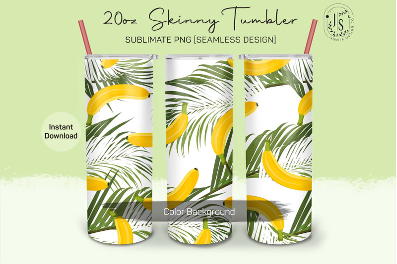 banana-fruit-20oz-tumbler-sublimation-wraps