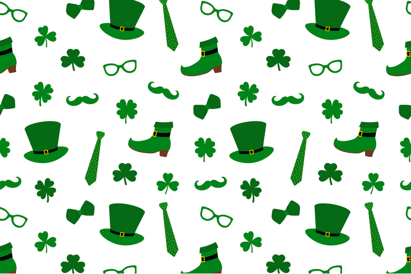 st-patricks-day-pattern-shamrock-pattern-clover-pattern