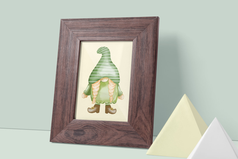 gnomes-couple-watercolor-clipart