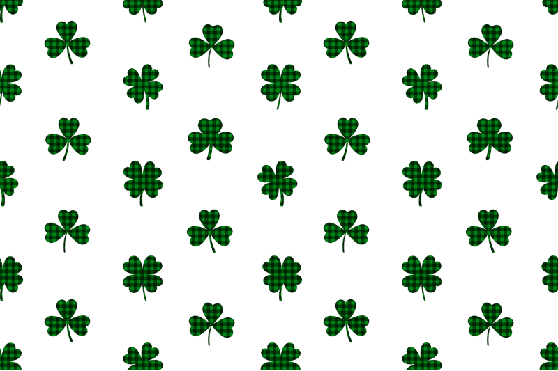 st-patricks-buffalo-plaid-pattern-shamrock-pattern-svg