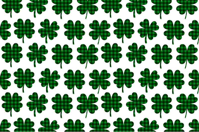 st-patricks-buffalo-plaid-pattern-shamrock-pattern-svg