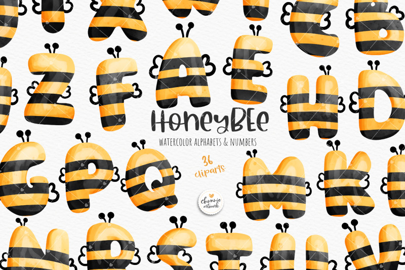 honeybee-alphabets-and-numbers