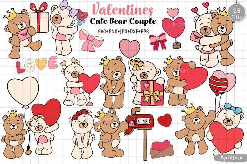 valentine-day-cute-teddy-bear-couple