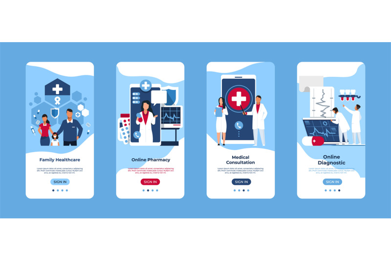 mobile-application-of-medical-service-smartphone-interfaces-online-c