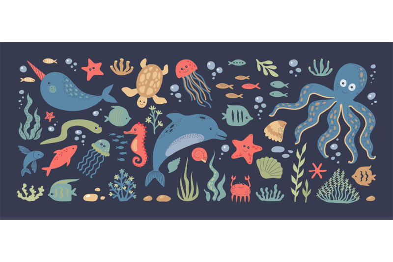 sea-animals-doodle-ocean-underwater-inhabitants-colorful-fish-and-do