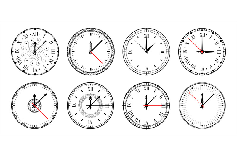 watch-face-clock-circle-dial-with-numbers-arrows-and-arrows-modern-r