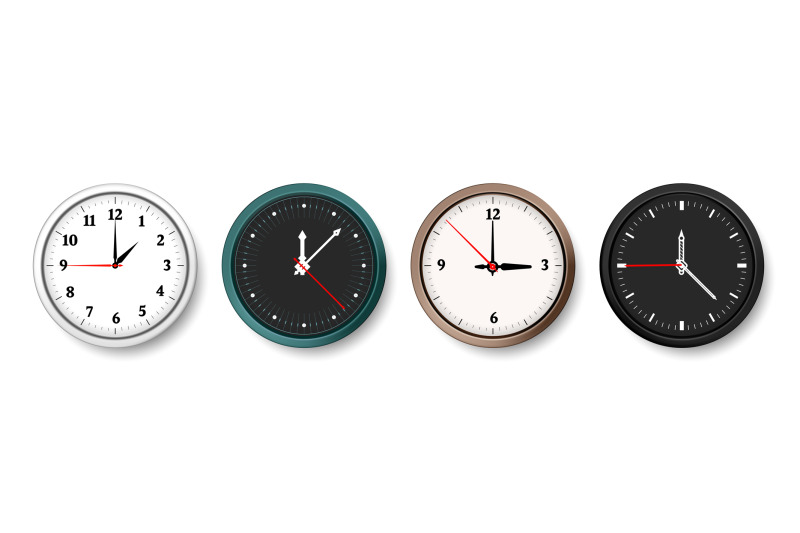 clock-realistic-wall-circle-watches-with-hour-minute-and-second-hand