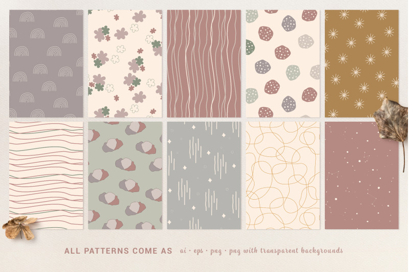 abstract-vector-seamless-patterns