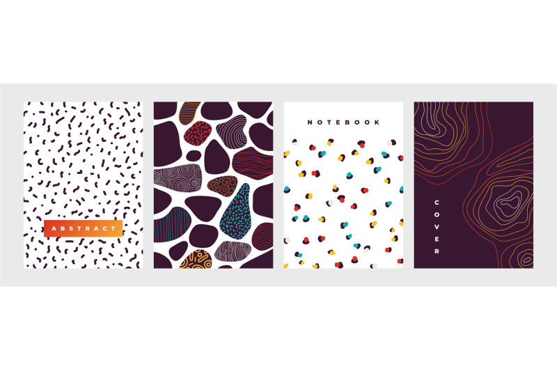 notebook-cover-abstract-shapes-and-repeated-dots-or-curved-lines-min