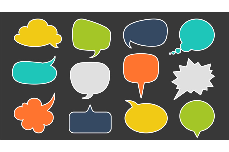 speech-bubbles-for-text-dialogue-talk-comic-colorful-empty-clouds-fl